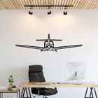 Wall Art Home Decor 3D Acrylic Metal Plane Aircraft USA Silhouette Commander