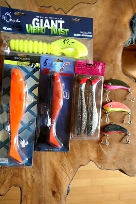 BigGame Shads Heilbutt Norwegen Sea Waver Sänger Köder Set - Bild 1 von 4