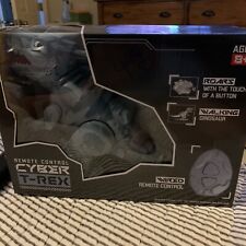 New Cyber T-Rex Remote Control Roars and Walks Ages 8+ Grey/Black Color !