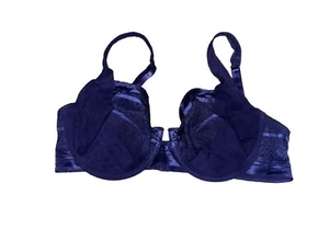 Studio La Perla Vintage Purple Blue Mesh Bra Size 2 NWOT - Picture 1 of 8