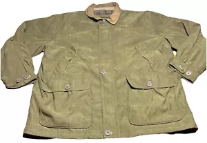Woolrich Giacca Uomo XL Verde Misto Nylon Fodera Plaid Abbigliamento da Lavoro 5601 Muschio - Foto 1 di 14