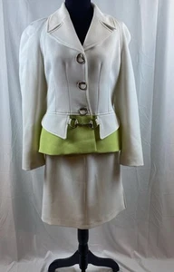 Vintage Nouritano By Karess Paris Women's Two Piece Suit Skirt Women's Size 2 - Picture 1 of 15