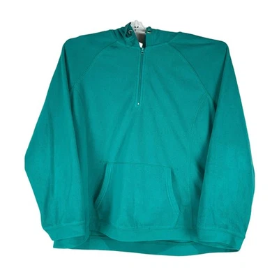 Sudadera con Capucha SBJ Active Teal Cuarto Cremallera Polar Talla XL Ligera Foto 1 de 4