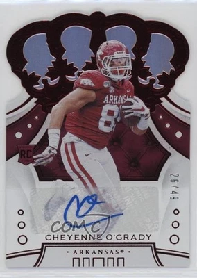 2020 Chronicles Draft Picks Red Signatures /49 Cheyenne O'Grady Rookie Auto RC - Image 1 of 2