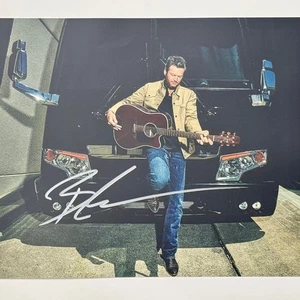 Blake Shelton gesungenes Autogramm 8x10 Foto mit Echtheitsprüfung  - Bild 1 von 6