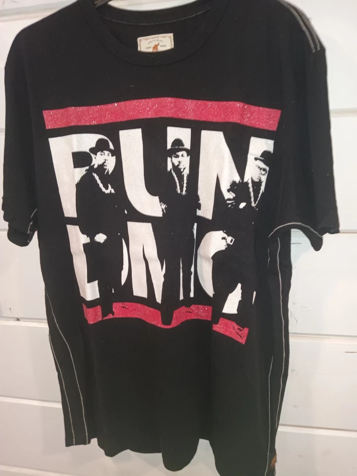 Camiseta negra Trunk Ltd rara RUN DMC NUEVA SIN ETIQUETAS mediana Foto 1 de 4