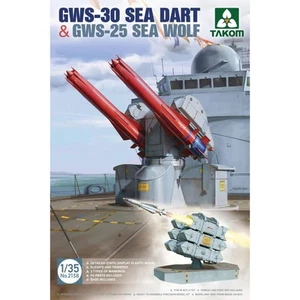 Kit de barco modelo Takom TAK2138 1:35 GWS-30 Sea Dart y GWS-25 Sea Wolf - Imagen 1 de 1