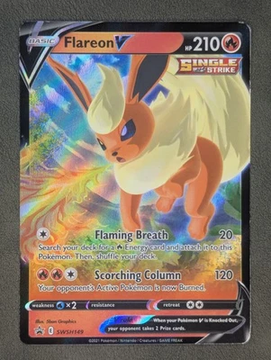 Flareon V - SWSH149 Pokémon TCG Promo SWSH: Sword & Shield Promo Cards Near Mint - Image 1 of 2