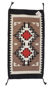 Alfombra de Lana Maya Moderna 20" x 40" - ENVÍO GRATUITO - Imagen 1 de 1