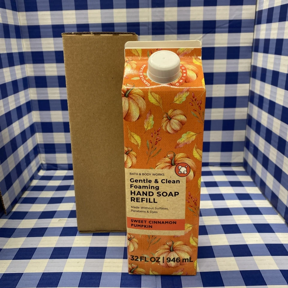 Sweet Cinnamon Pumpkin Gentle Foaming Hand Soap Refill 32 Oz - Bath & Body Works - Image 1 of 4