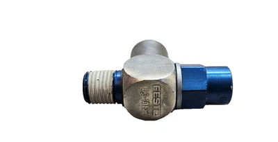 Qty 3 Pcs, New Festo GRL-1/4 Throttle Flow Control Check Valve 1/4 NPT, 1 Way - Image 1 of 4