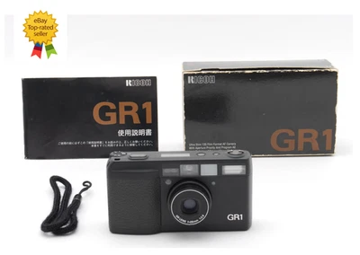 Ricoh GR1 Black 35mm Point Shoot Film Camera JAPAN [TESTED READ!NEAR MINT w/Box] - Image 1 of 4