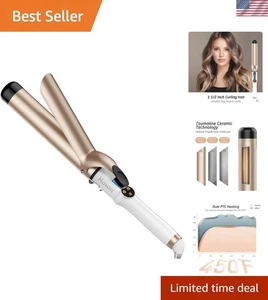 Kompakter 1,5 Zoll Turmalin Lockenstab - schnelles Aufheizen, reisefreundliches Design - Bild 1 von 8