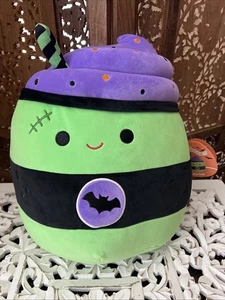 Squishmallows Bartok the Zombie Milkshake 12 inch Rare NEW Halloween RELEASE - Picture 1 of 4