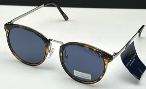 Tommy Hilfiger Women's 51mm Tortoise Frame Blue Lens Designer Sunglasses NEW - Picture 1 of 3