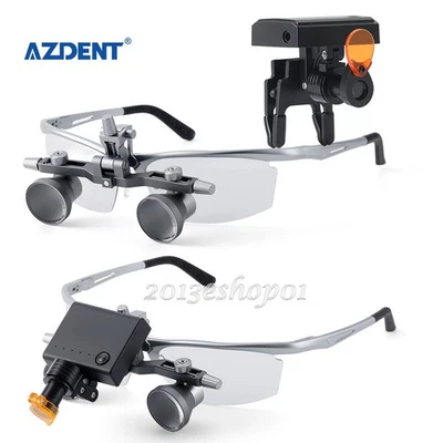 Lupa binocular/faro LED 5W lupas médicas quirúrgicas dentales 2,5/3,5X - Imagen 1 de 4