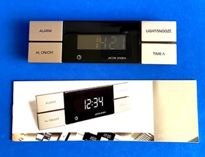 Jacob Jensen Digital Alarm Clock Denmark Modern Classic Design Collectible - Picture 1 of 8