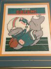 MIAMI DOLPHINS Needle Point Picture 13 X 11 A14