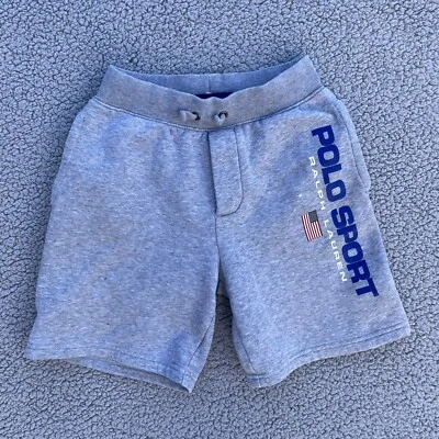 Polo Ralph Lauren Sports Shorts Athletic Fleece Size 8 Gray - Image 1 of 4