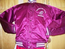 Classic ChalkLine Satin Baseball Jacket - WASHINGTON STATE COUGARS