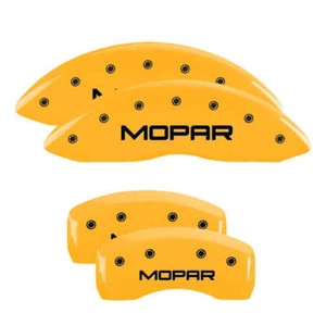 MGP 42021SMOPYL Yellow Brake Caliper Covers for 2020-2023 Jeep Gladiator - Picture 1 of 2