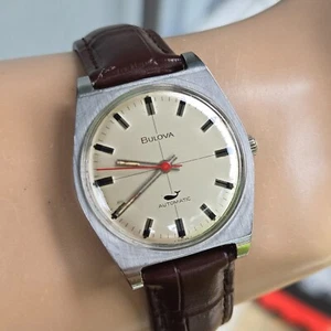 Vintage BULOVA sea king men's automatic watch Crosshair dial swiss 1969 - Picture 1 of 18