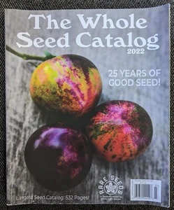 Whole Seed Catalog 2022 Baker Creek Heirloom Seeds VG 500 Pages - Picture 1 of 4