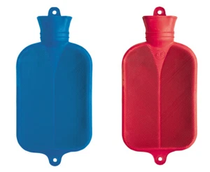 Single Ribbed 2.0L Plasticiser Free Sänger Hot Water Bottle - Picture 1 of 5