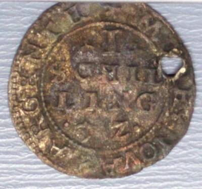 DUCHY OF LIVONIA 1572 1 SCHILLING SILVER - 107 - Image 1 of 3