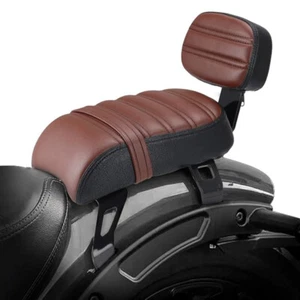 For Indian Scout Bobber 2018-UP Passenger Side Rear Seat Backrest Sissy Bar Kit - Picture 1 of 13