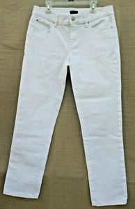 Ann Taylor Boyfriend Damen weiße Jeans Hose Größe 4 - Bild 1 von 8