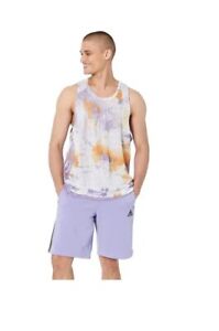 Neuf avec étiquettes maillot de basketball homme ADIDAS All-Over magique lilas violet débardeur XXL 2XL