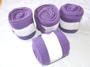 Purple Polar Fleece Bandages - Set of 4 in carry Bag Ecotak - Picture 1 of 1