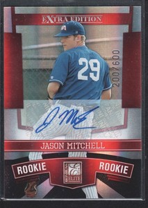 JASON MITCHELL 2010 DONRUSS ELITE EXTRA #151 ROOKIE AUTOGRAPH ROYALS 200/600 SP