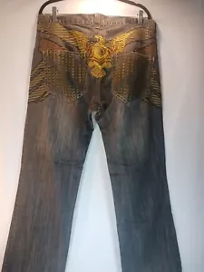 Jeans MisKeen MSK TAGLIA 38 Y2K HIP-HOP anni 90 skate vintage - Foto 1 di 12