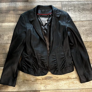 Marvin Richards Womens Jacket Large Chocolate Brown Genuine Soft Leather - Picture 1 of 9