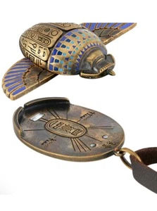 RockLove x Marvel Moon Knight Scarab Compass Pendant Necklace Artisan Brass New - Picture 1 of 6