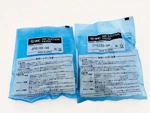 Lot of 2 New SMC ZFB100-06 Air Suction Filter 6mm - Picture 1 of 4