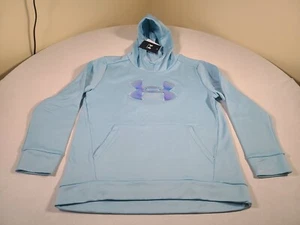 Under Armour Hoodie Sweatshirt Youth XL Light Blue Loose NEW with Tags Sports - Picture 1 of 13