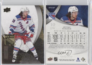 2021-22 Black Diamond Exquisite Collection 2007-08 Retro Gold /99 Artemi Panarin