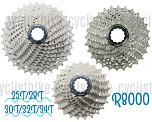 Piñón de casete Shimano Ultegra CS-R8000 11-25T/28T/30T/32T/34T 11 velocidades nuevo - Imagen 1 de 1