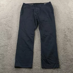 Bonobos Mens Pants 32x30 Navy Blue Monday Slim Fit Casual Preppy Golf Chino - Picture 1 of 13