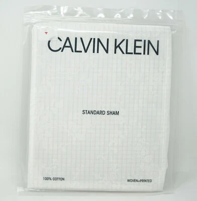 Calvin Klein Rosamund Rejilla Floral Peinado Algodón Almohada Falsa - ESTÁNDAR - Rosa Foto 1 de 4