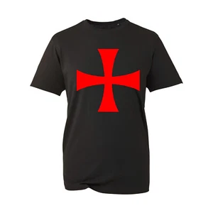 St Georges Day T-Shirt Herren England Flagge Union Jack englischer Tempelritter Tees - Bild 1 von 4