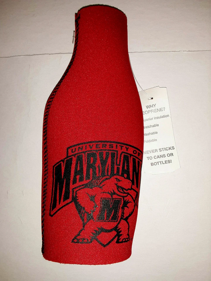 Chicago Bears 12oz Bottle ZIPPER Koozie Holder Cooler Football