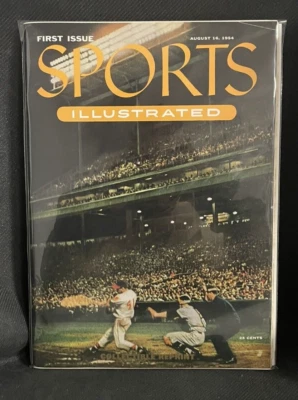Sports Illustrated 1954 primera edición (reimpresión coleccionable) con tarjetas intactas Foto 1 de 4