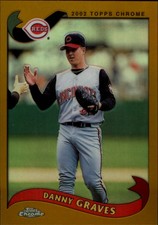 2002 Topps Chrome Gold Refractors Baseball Card Pick