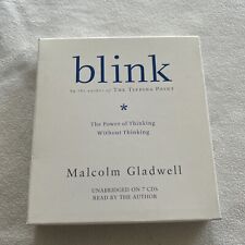 BLINK THE POWER OF THINKING WITHOUT THINKING AUDIOBOOK 7 CD SET MALCOLM GLADWELL