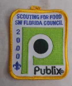 Toppa ricamata Scouting for Food SW Florida Council Publix 2000 alta 3-1/4" - Foto 1 di 2