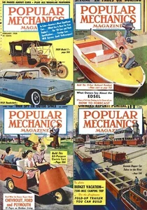 72 Old Issues of Popular Mechanics - Technology Magazine Vol.6 (1953-1958) DVD - Imagen 1 de 12